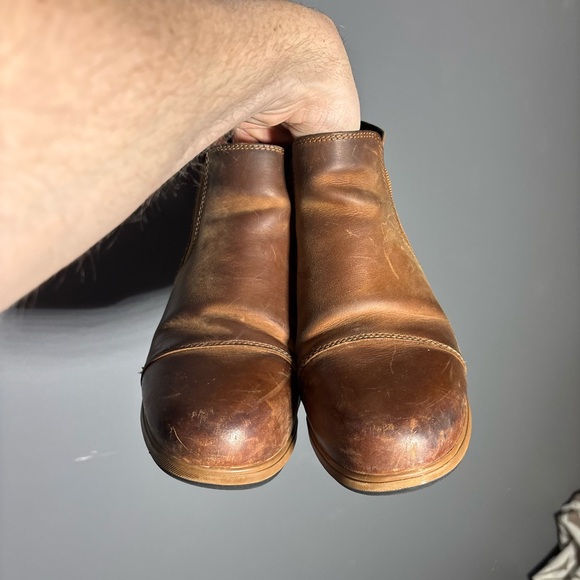 Sorel Evie Pull On Brown Ankle Boots Size 8.5 - Picture 5 of 7